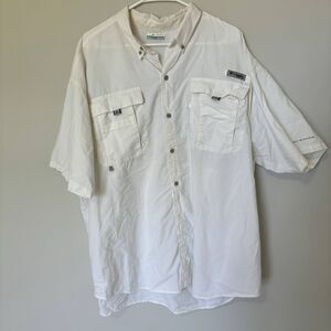 Columbia Men's Short Sleeve Lightweight Button Up Omni Shade